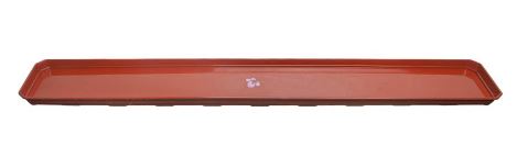 Поддон для балконного ящика 100 см терракотовый